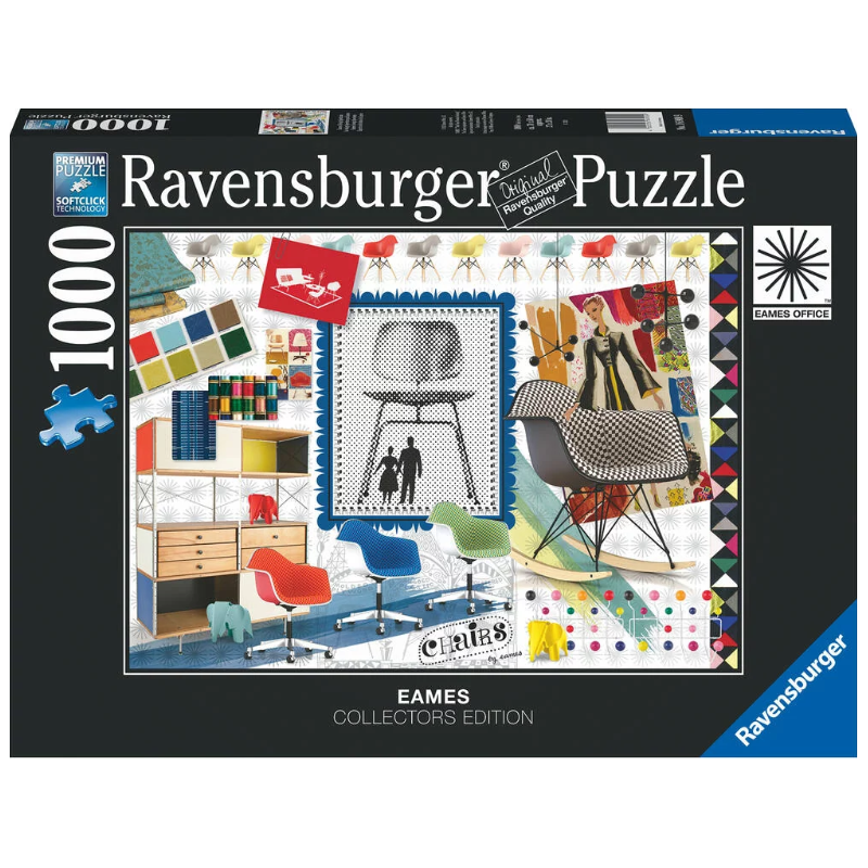 Ravensburger - Puzzle 1000 pièces - Le design Spectrum par Eames