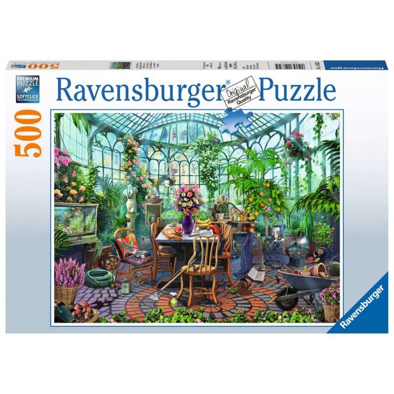 Ravensburger - Puzzle 500 pièces - Un matin dans la serre