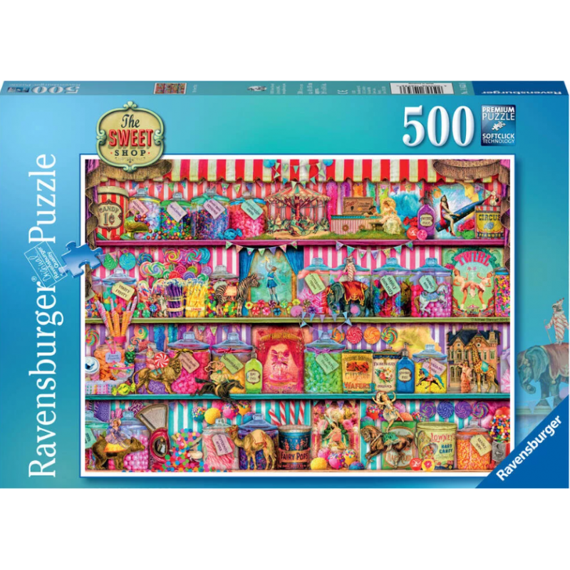 Ravensburger - Puzzle 500 pièces - Le magasin de bonbons