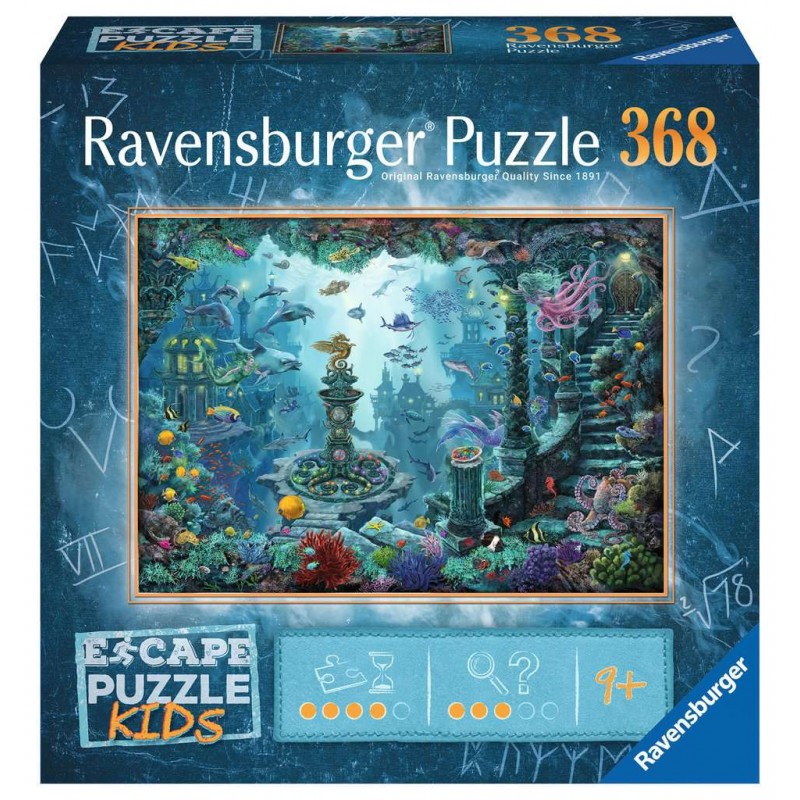 Ravensburger - Escape puzzle Kids - Au royaume sous-marin