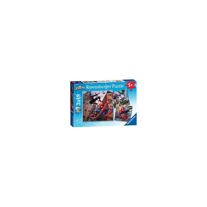 Ravensburger - Puzzles 3x49 pièces - Spider-man en action