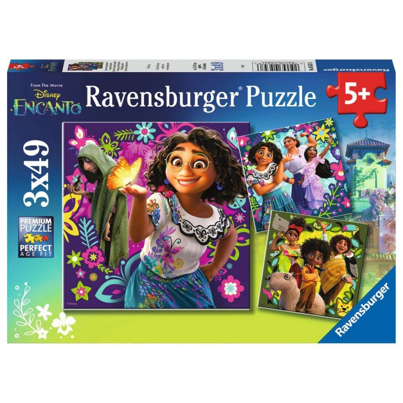 Ravensburger - Puzzles 3x49 pièces - La magie d'Encanto - Disney Encanto