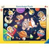 Ravensburger - Puzzle cadre 40 pièces - Les animaux dans l'espace