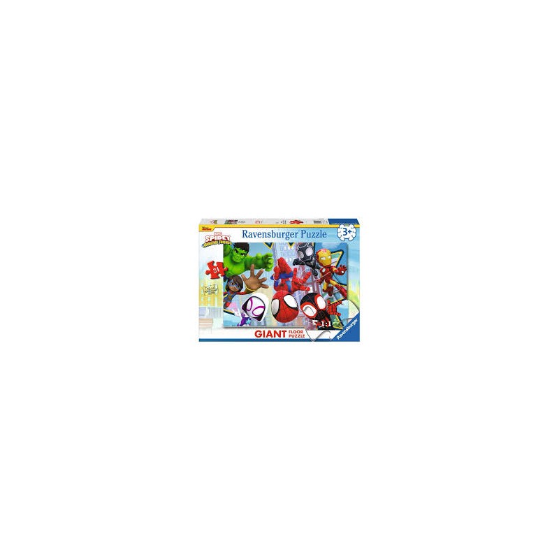 Ravensburger - Puzzle Giant 24 pièces - Une équipe fantastique - Spidey