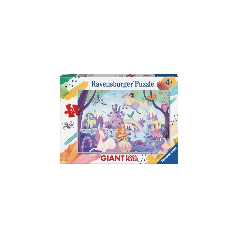 Ravensburger - Puzzle Giant 24 pièces - Le monde magique des licornes