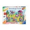 Ravensburger - Puzzle Giant 24 pièces - La récréation des dinosaures