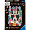 Ravensburger - Puzzle en bois - Forme - 300 pièces - Mickey et Minnie