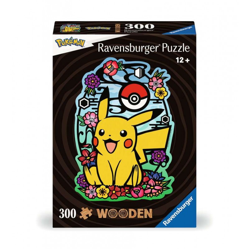 Ravensburger - Puzzle en bois - Forme - 300 pièces - Pikachu