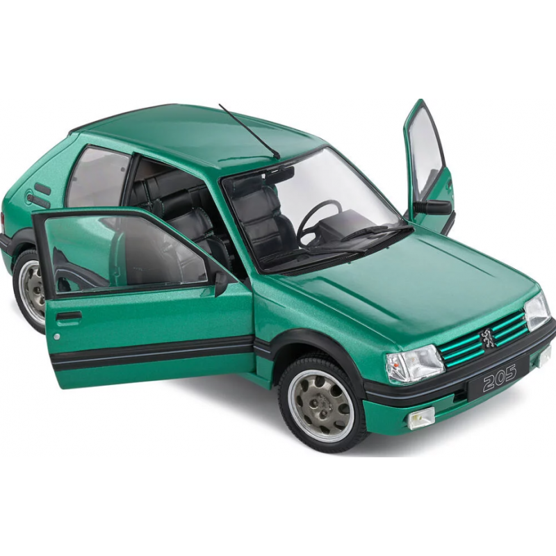 Solido - Miniature - Peugeot 205 GTi Griffe vert 1992