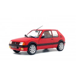 Solido - Miniature - Peugeot 205 MK.1 GTI 1.9L rouge 1988