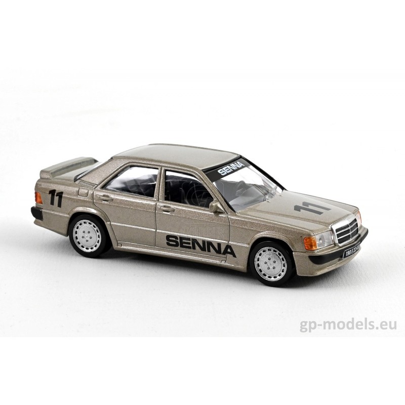 Norev - Véhicule miniature - Mercedes Benz 190E 2.3 16 1984 Beige Metallic SENNA Jet-car 1:43