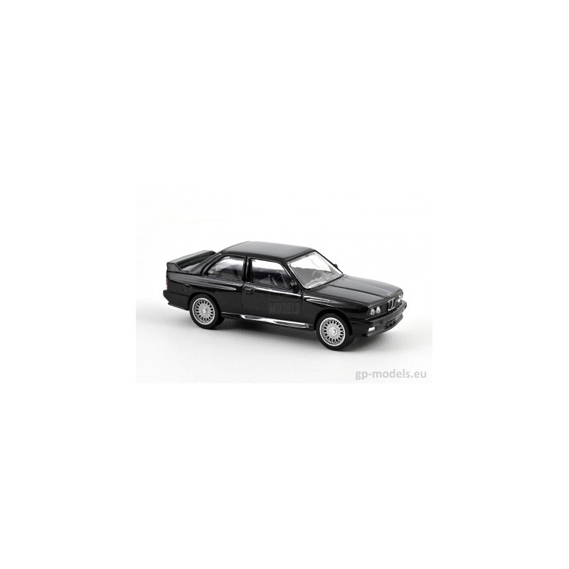 Norev - Véhicule miniature - BMW M3 E30 1986 Black Jet-car 1:43 (Reprod 2024)