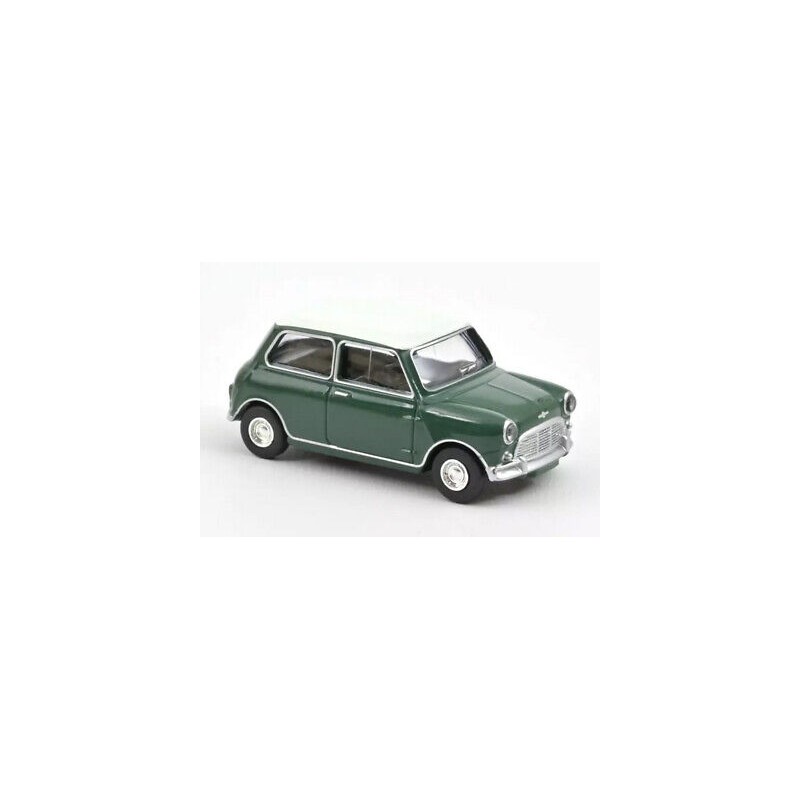 Norev - Véhicule miniature - Mini Cooper S 1964 Almond Green and White Roof 1:54