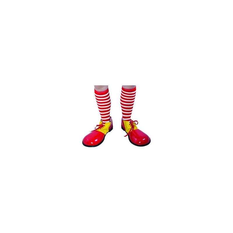 P'tit Clown - Déguisement et fête - Chaussettes de clown - rayé