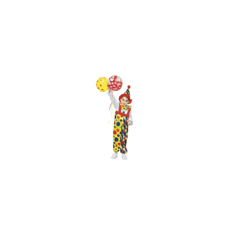 P'tit Clown - Déguisement et fête - Costume clown - enfant - 10/12 ans