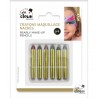 P'tit Clown - Déguisement et fête - Crayons maquillage gras nacrés - lot de 6