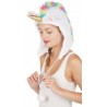 P'tit Clown - Déguisement et fête - Chapeau capuche licorne - adulte