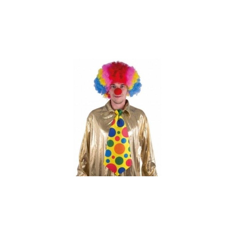 P'tit Clown - Déguisement et fête - Cravate géante clown - 50 cm