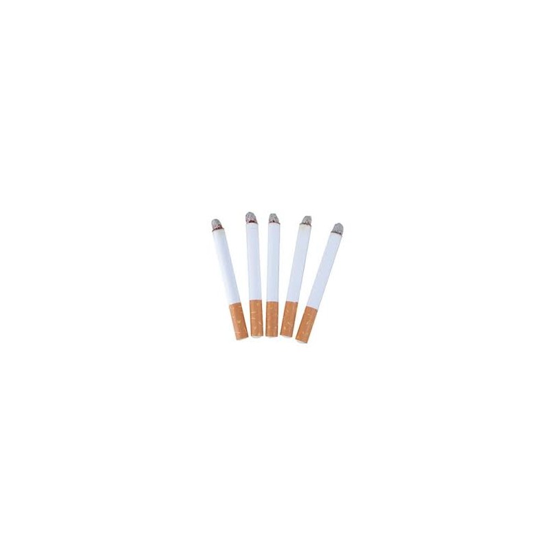 P'tit Clown - Déguisement et fête - Fausses cigarettes - lot de 5