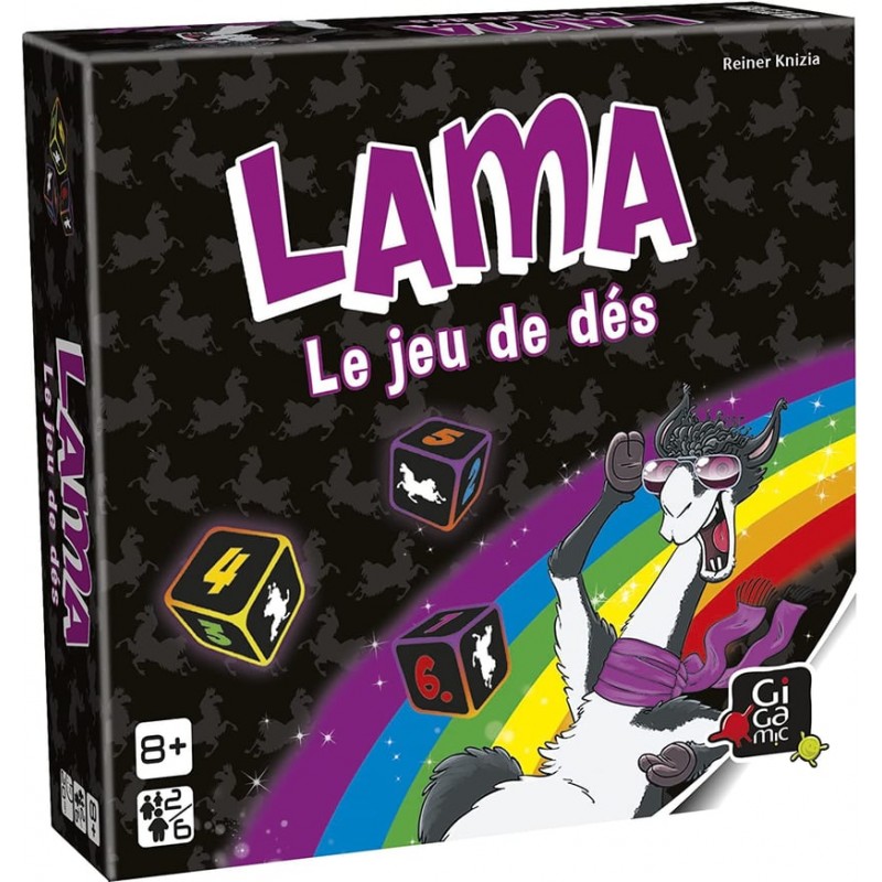 Gigamic - Jeu de société - Lama - Le jeu de dés