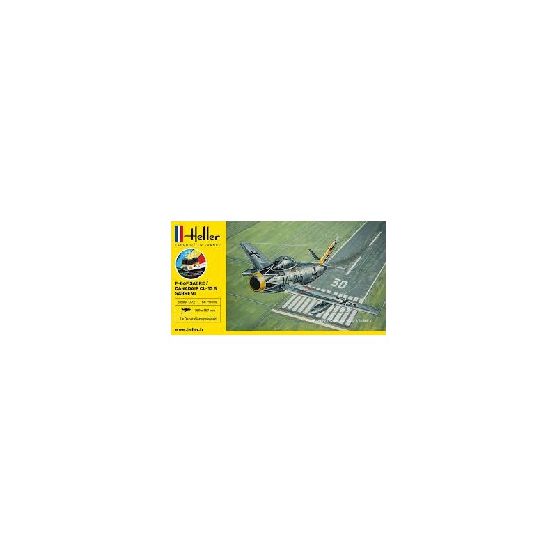 Heller - Maquette - Starter kit - Avion - F-86F Sabre Canadair CL-13B