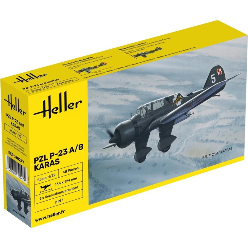 Heller - Maquette - Avion - PZL 23 Karas