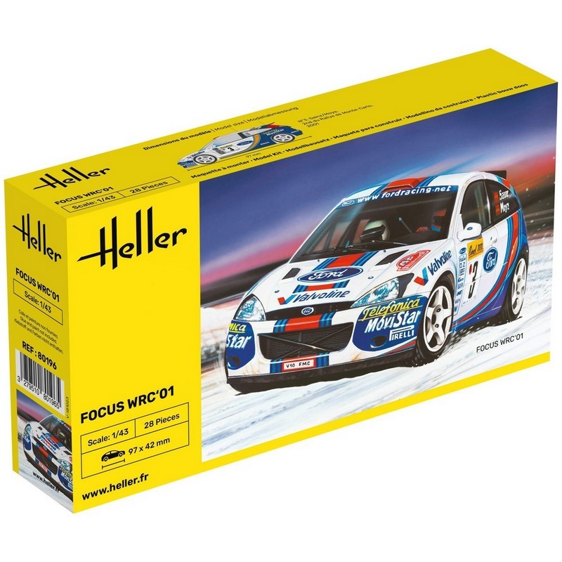 Heller - Maquette - Voiture - Ford Focus WRC 01