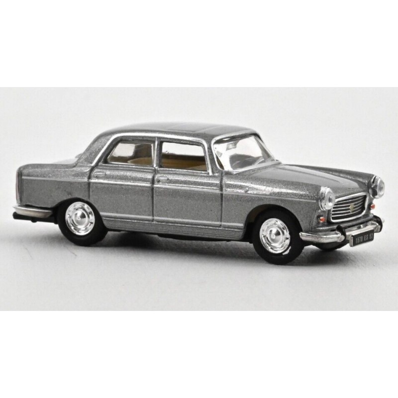 Norev - Véhicule miniature - Peugeot 404 1968 Grey Metallic 1:87