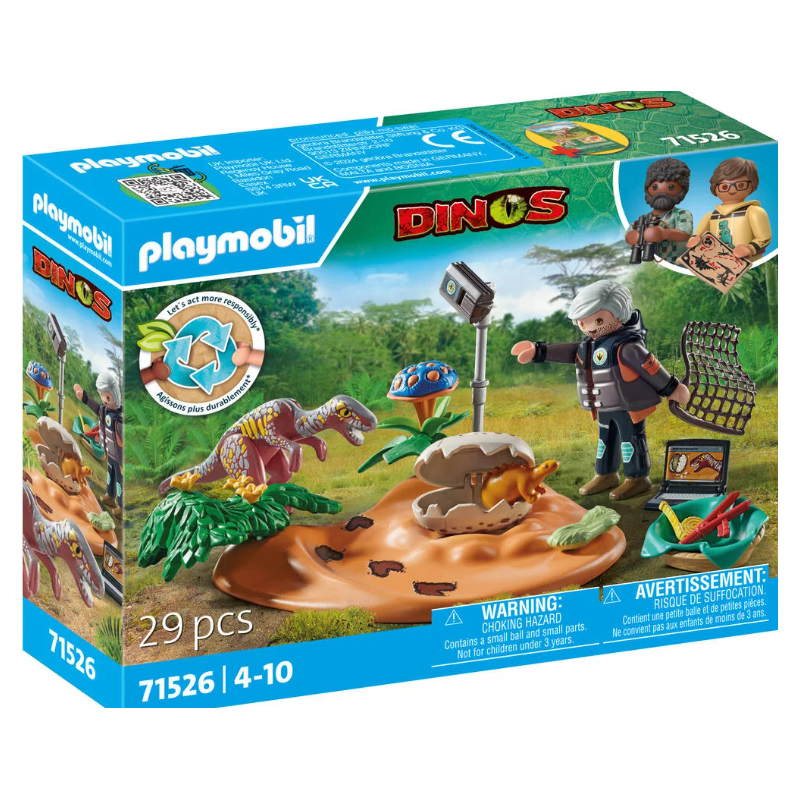 Playmobil - 71526 - Dinos - Stégosaure et voleur d'oeuf