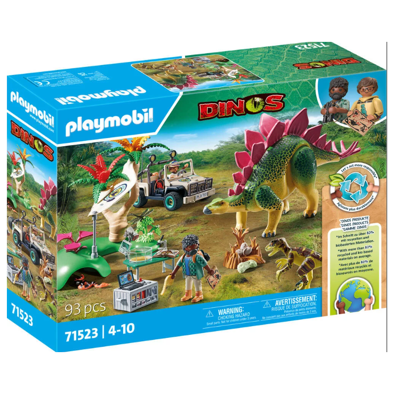 Playmobil - 71523 - Dinos - Campement des explorateurs avec dinosaures