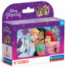 Clementoni - Cubes 6 - Disney Princess