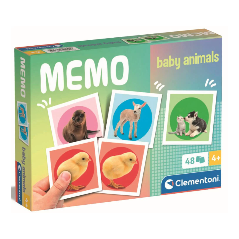 Clementoni - Mémo - Bébés animaux