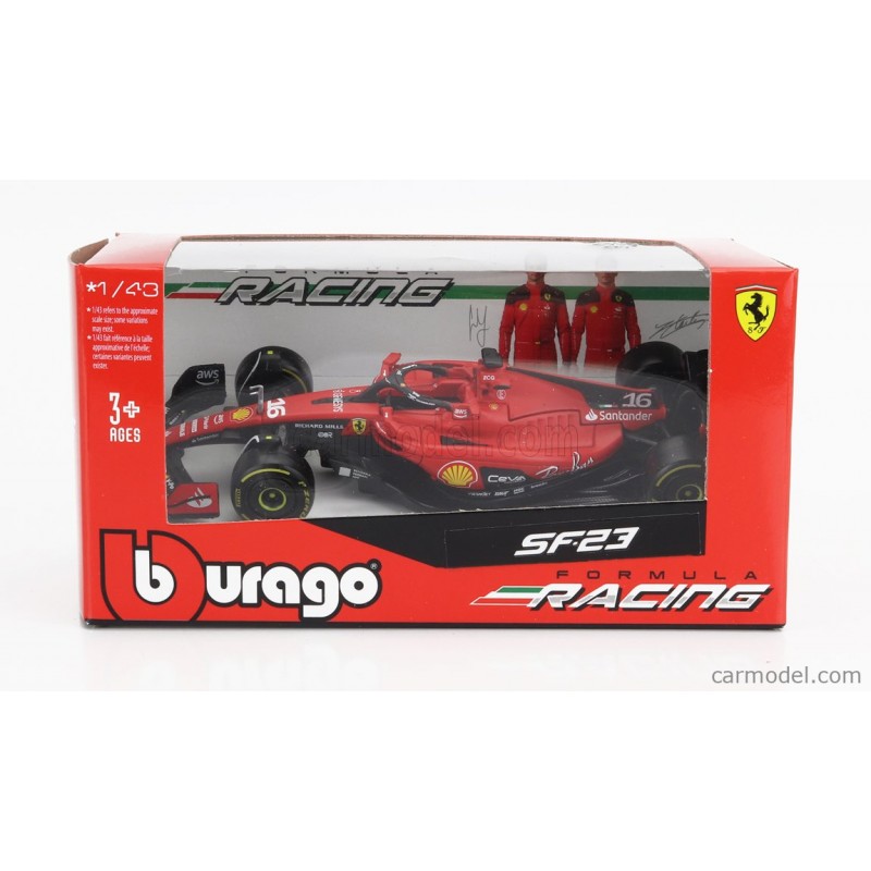 Burago Maisto - Voiture miniature de collection - Ferrari F1 SF-23 Equipe Scuderia