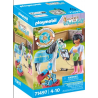 Playmobil - 71497 - Waterfall - Thérapeute et cheval