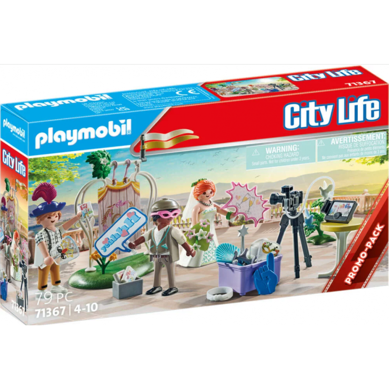 Playmobil - 71367 - City Life - Couple de mariés et appareil photo