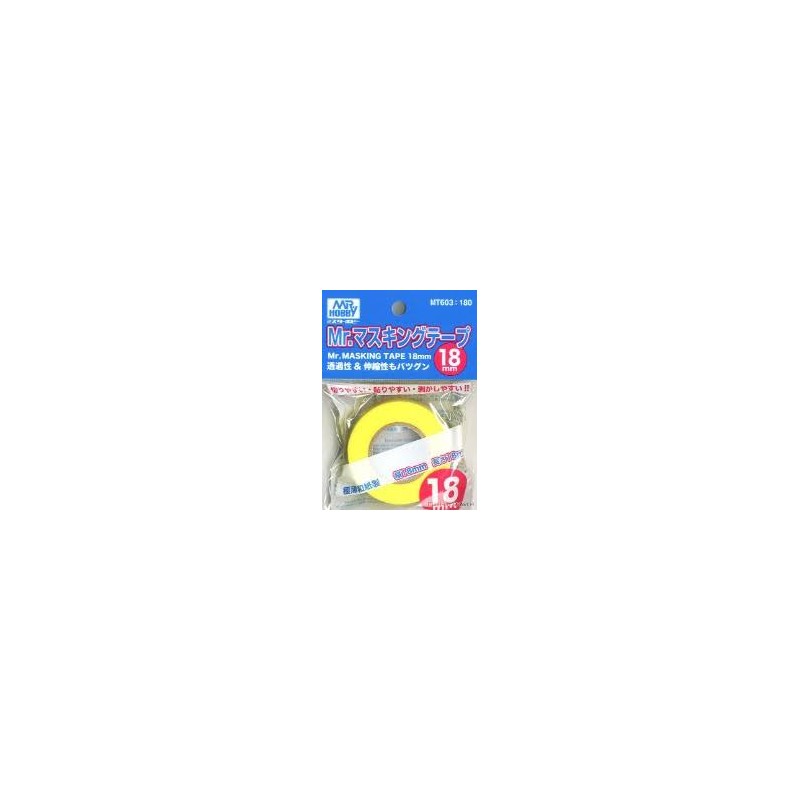 Mr Hobby - Accessoire modélisme - Masking tape 18mm