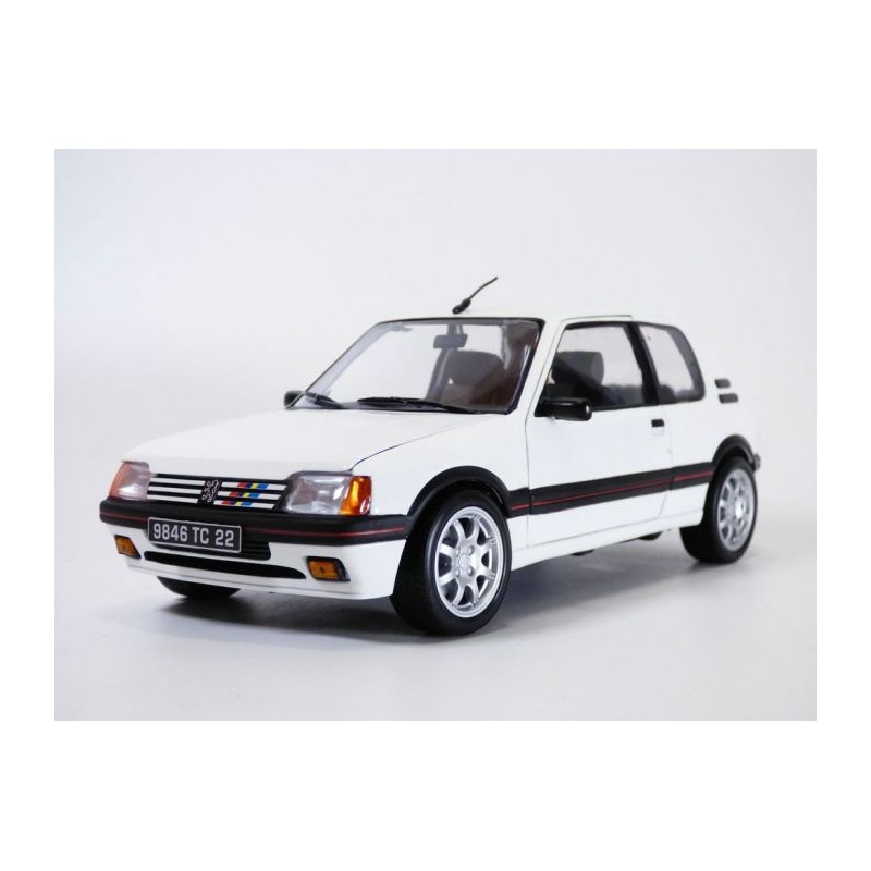 Norev - Véhicule miniature - Peugeot 205 GTi 1.9 1989 Meije White 1:18