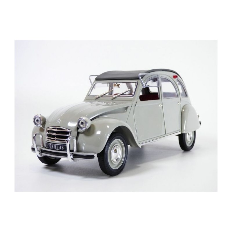 Norev - Véhicule miniature - Citroën 2CV AZAM 1966 Rosé Grey 1:18