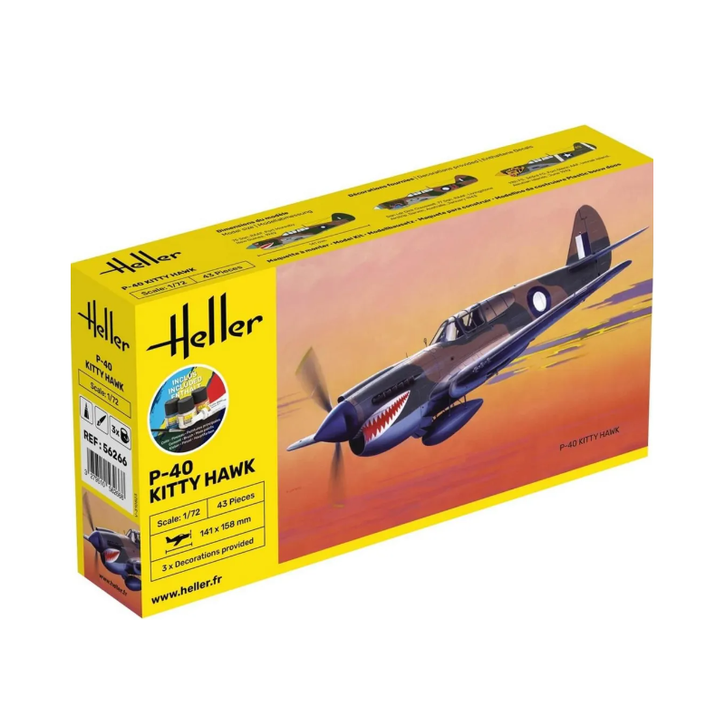 Heller - Maquette - Starter Kit - Avion - Kitty Hawk