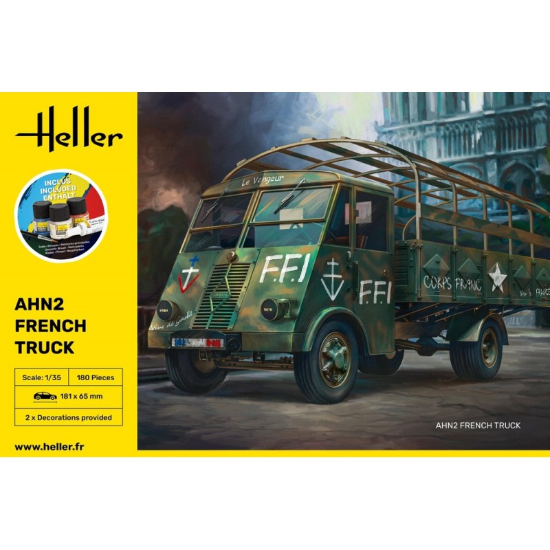 Heller - Maquette - Starter Kit - Militaire - AHN2 French Truck