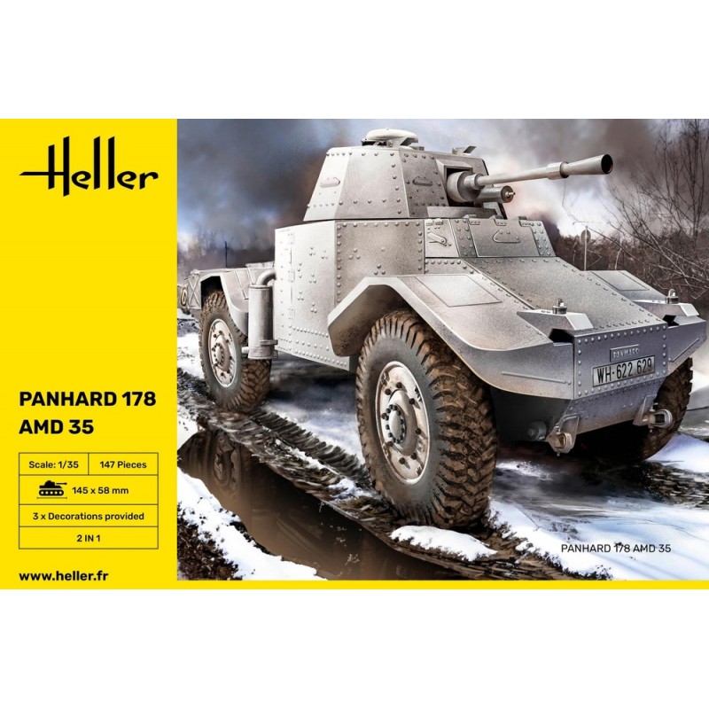 Heller - Maquette - Char - Panhard 178