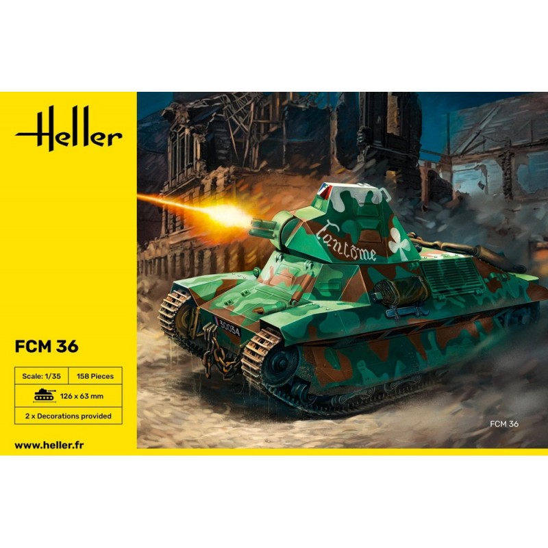 Heller - Maquette - Char - FCM36