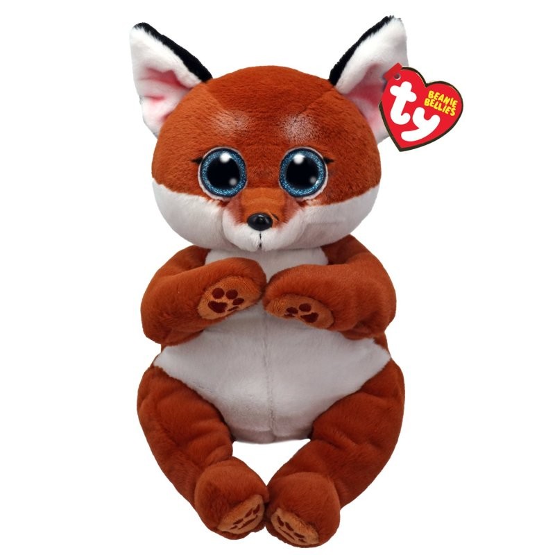 Peluche TY - Peluche 24 cm - Witt le renard orange