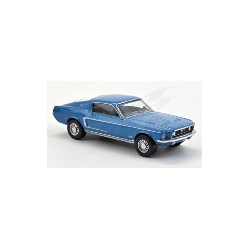 Norev - Véhicule miniature - Ford Mustang GT Fastback 1968 Acapulco Blue 1:43