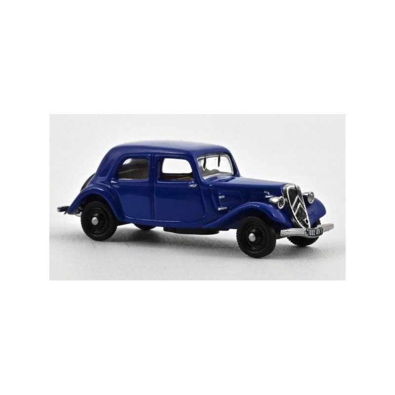 Norev - Véhicule miniature - Citroën 11 AL 1938 Emeraude Blue 1:87