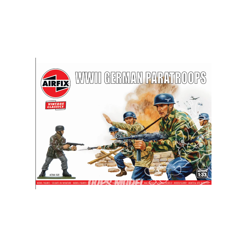 Airfix - Maquette militaire - Infanterie allemande - Boite ouverte (vérifié complet)