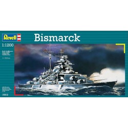 Revell - 5802 - Maquette bateau - Bismarck - Boite ouverte et écrasée - Contenu vérifié complet