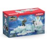 Schleich - 42497 - Elodrador - La forteresse des glaces - Boîte très abîmée (complet)