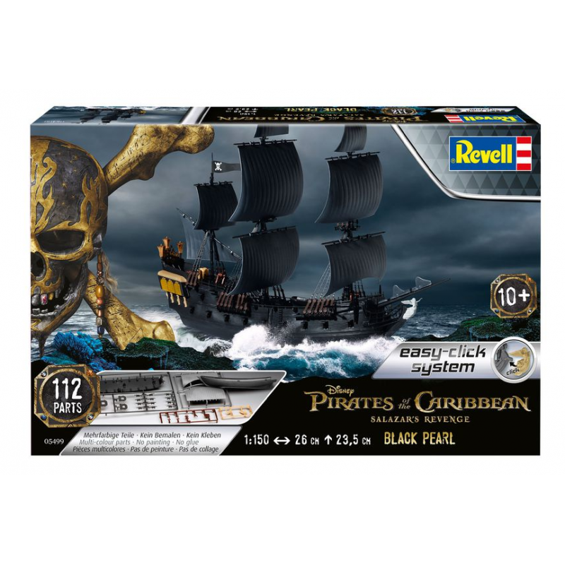 Revell - Pirates Caraibes - Easy-click - 1:150 - (boîte abîmée - contenu complet)