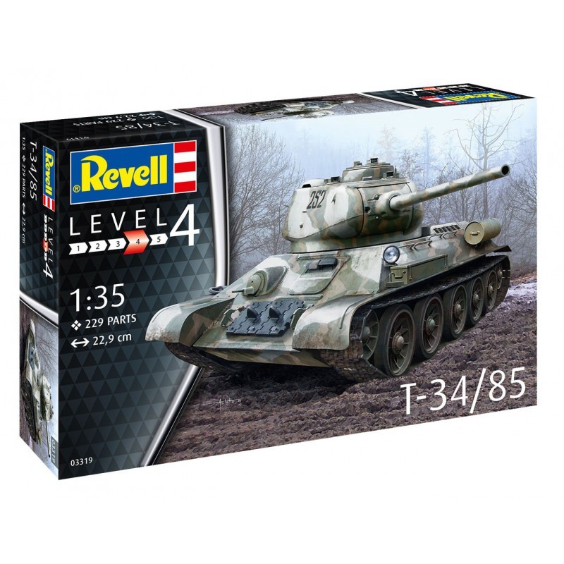 Revell - 03319 - Maquette Militaire - T-34/85 - (boîte abîmée)